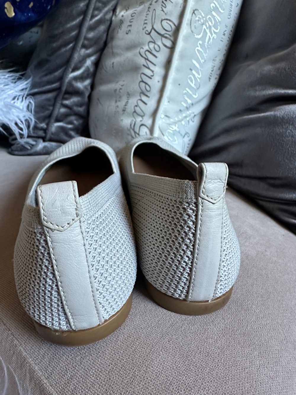 Everlane light gray Pointed Knit Ballet Flats - Picture 6 of 6